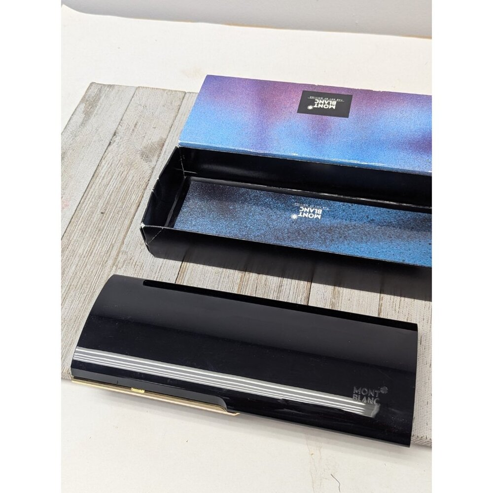 Used Mont Blanc Pen Presentation Box, Service Booklet, Storage Box  ** BOX ONLY - Picture 2 of 15